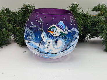 Lantern Snowman, gradient - UKR